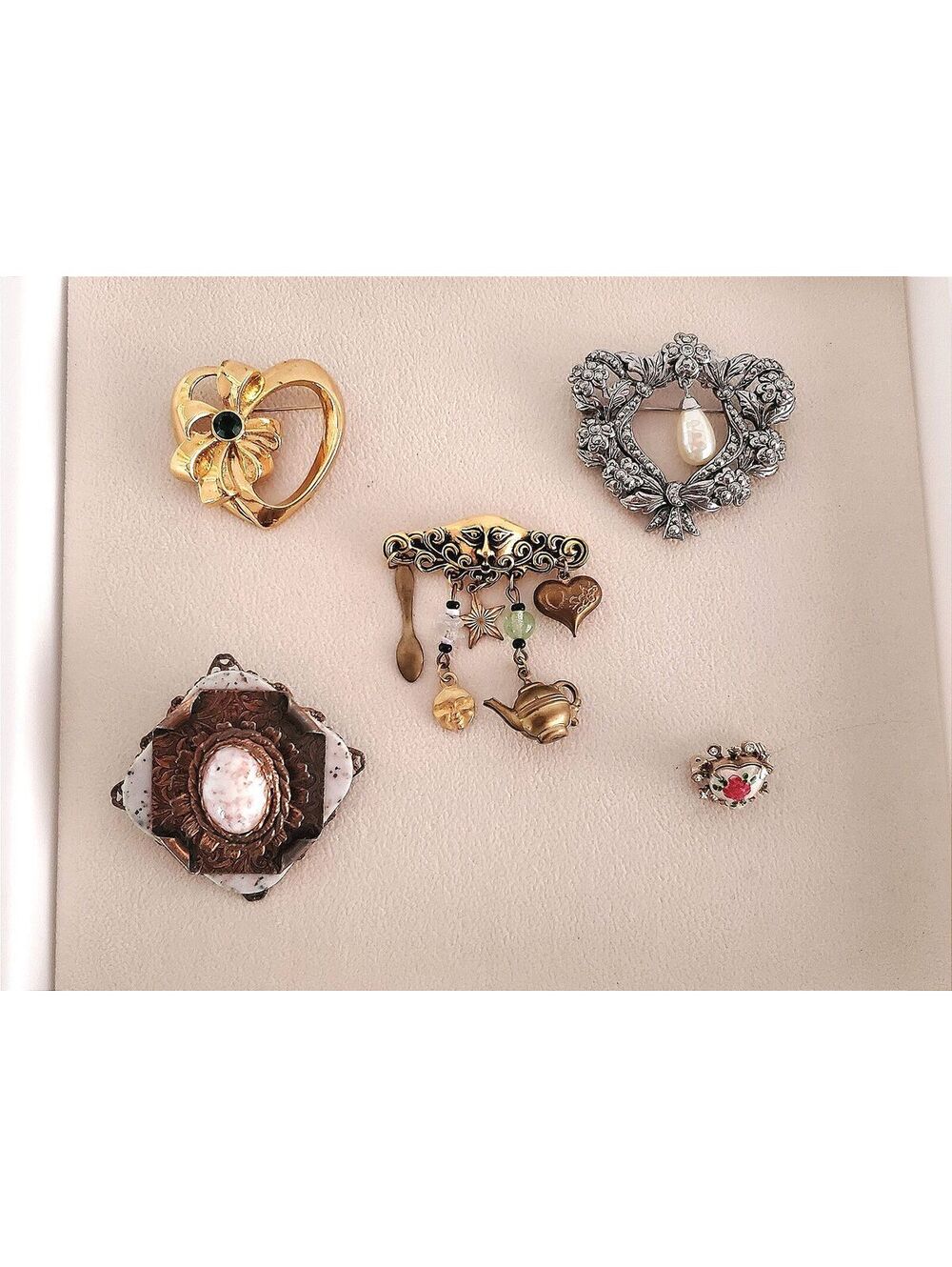 Vintage Brooch Lot of 5